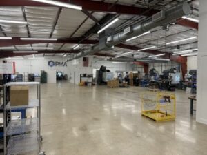 Preece Machining & Assembly's new Aerospace Manufacturing Facility Room 1